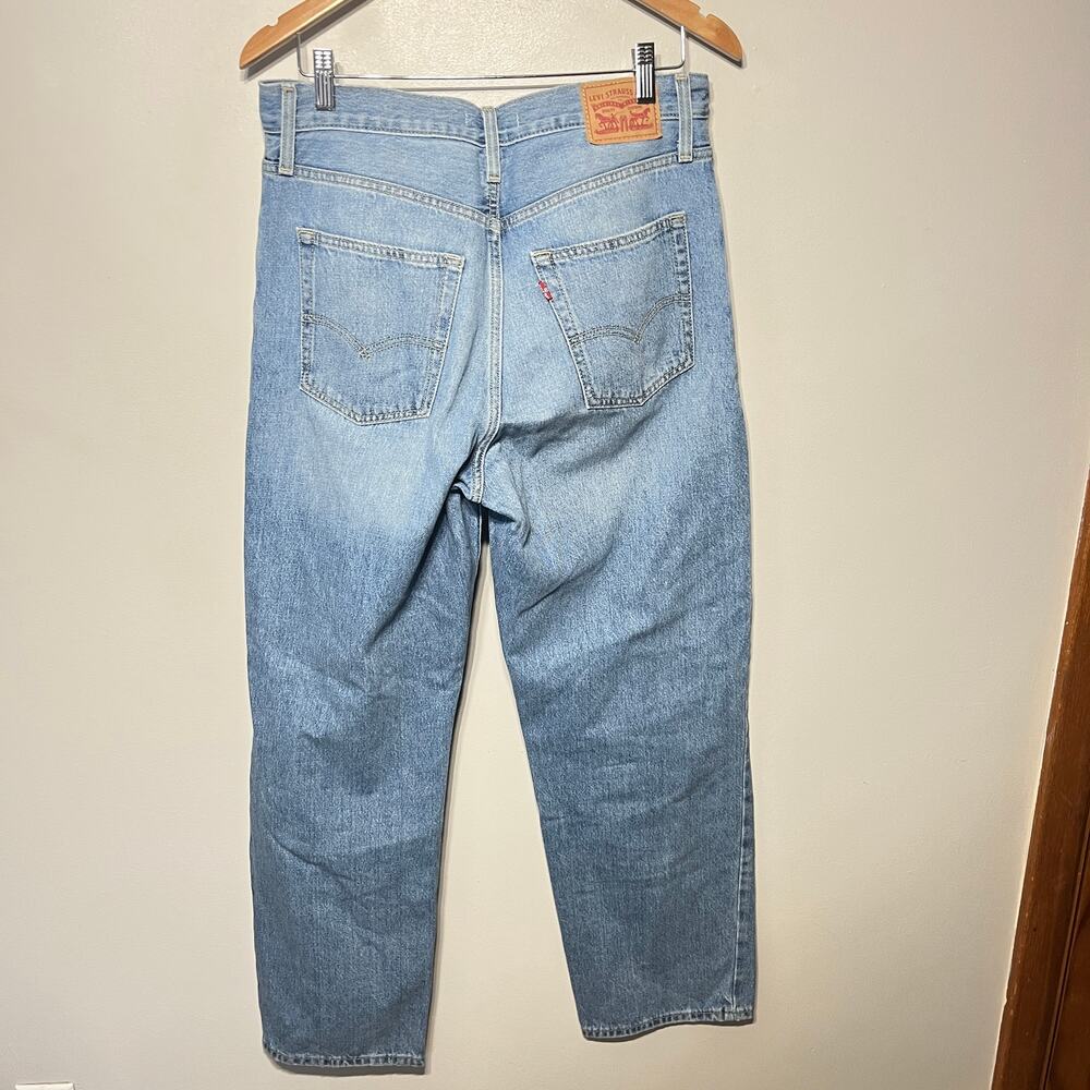 Levi's Jeans 94 Baggy Distressed Medium Wash Denim High Waisted Grunge School 30 - Picture 3 of 6